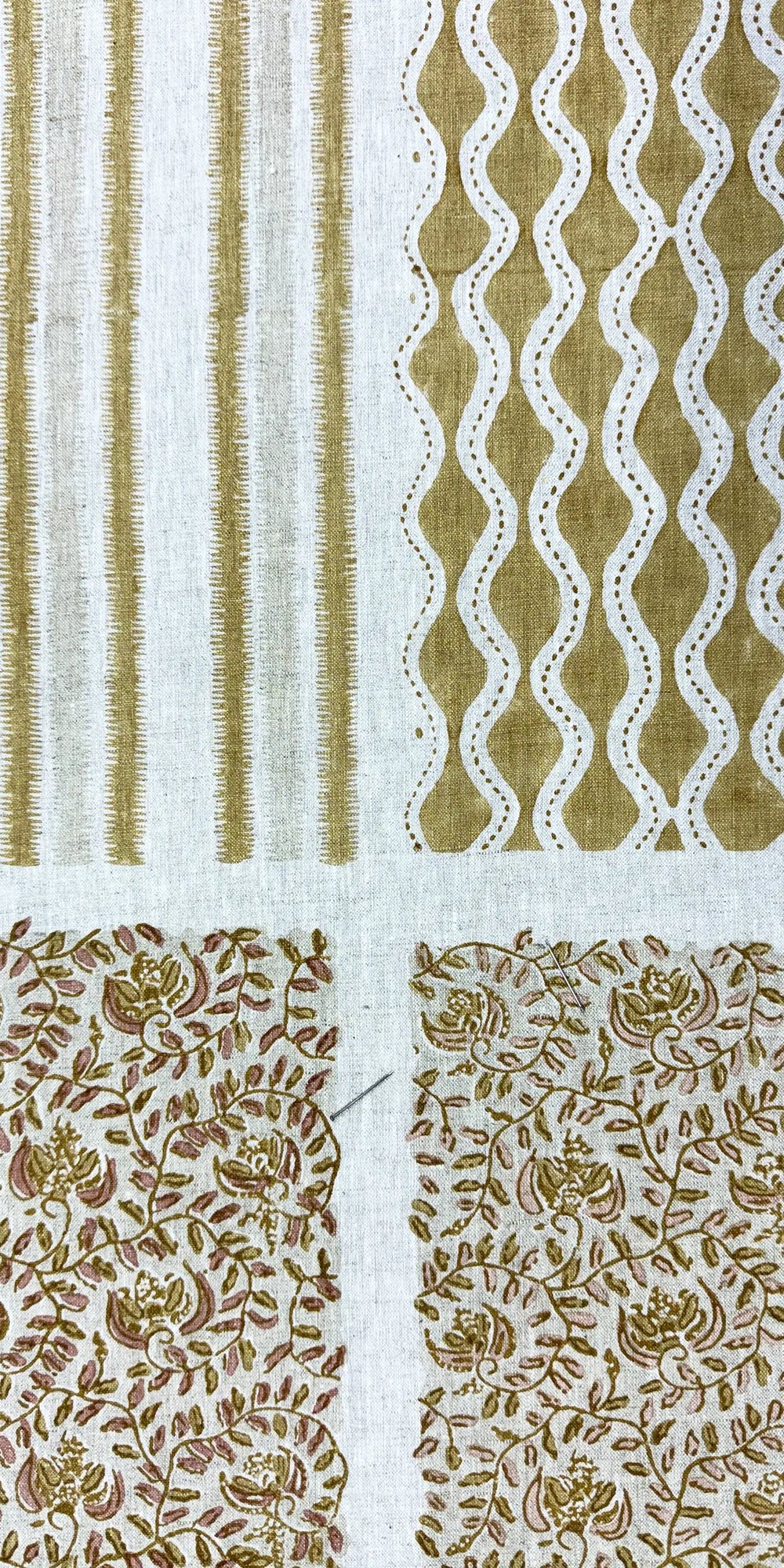 Indira Mineral linen cushion 35x55cm