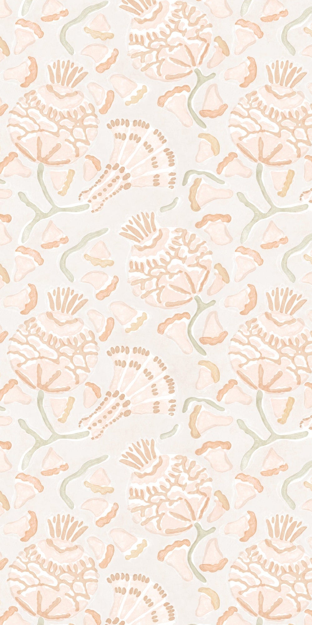 Iznik Papaya Wallpaper in - Wallpaper - Walter G Australia