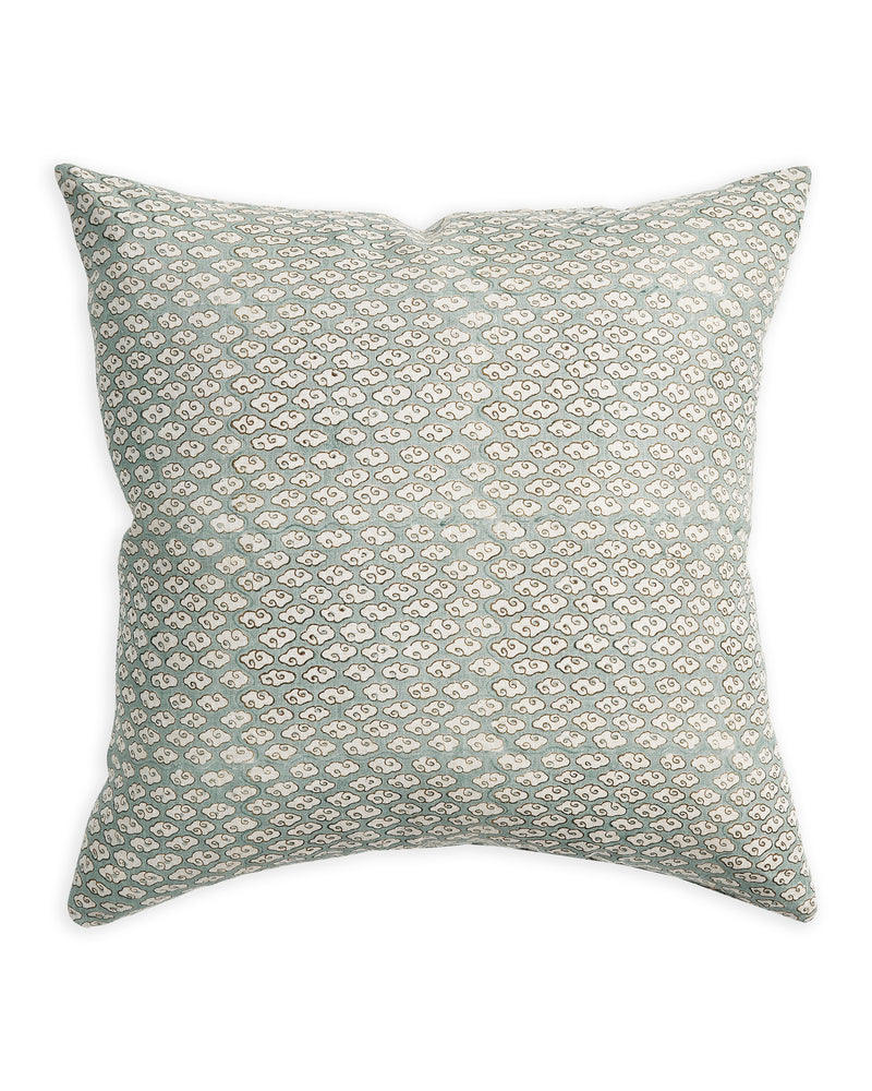 Kumo Oak Celadon linen cushion