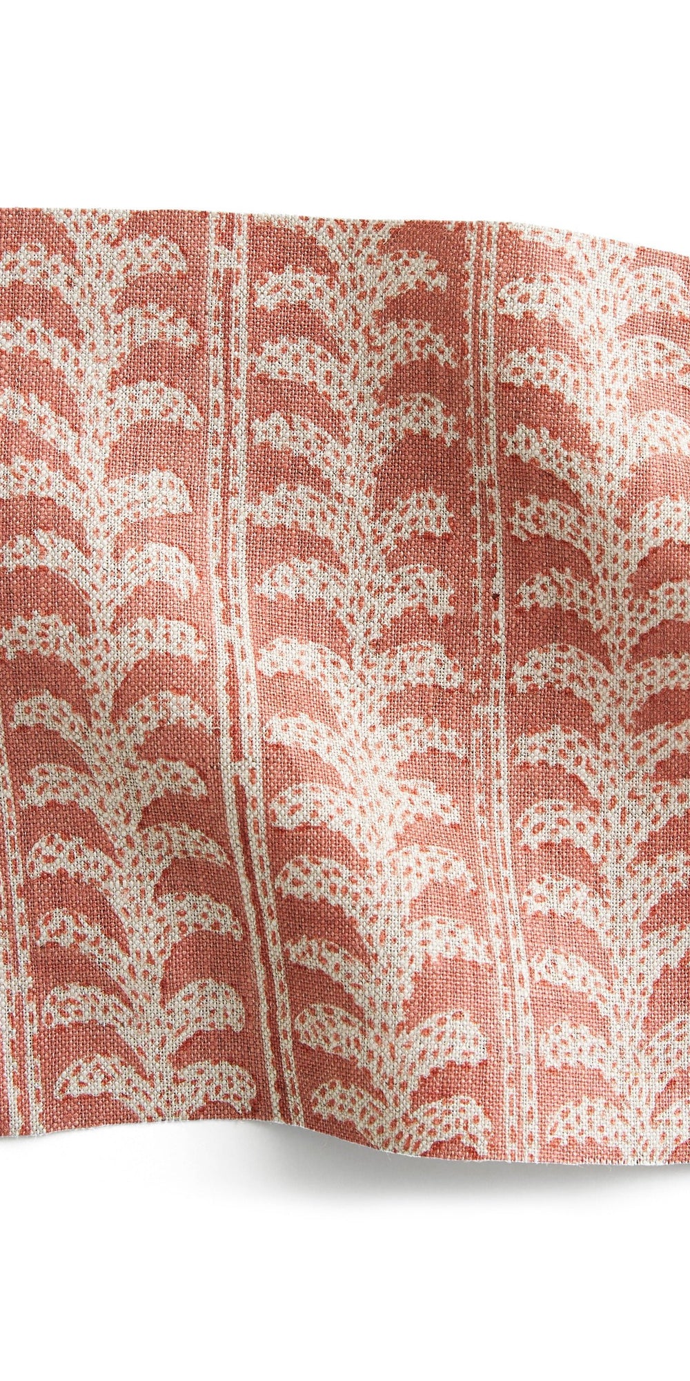 Luxor Guava linen swatch in - Swatches - Walter G Australia