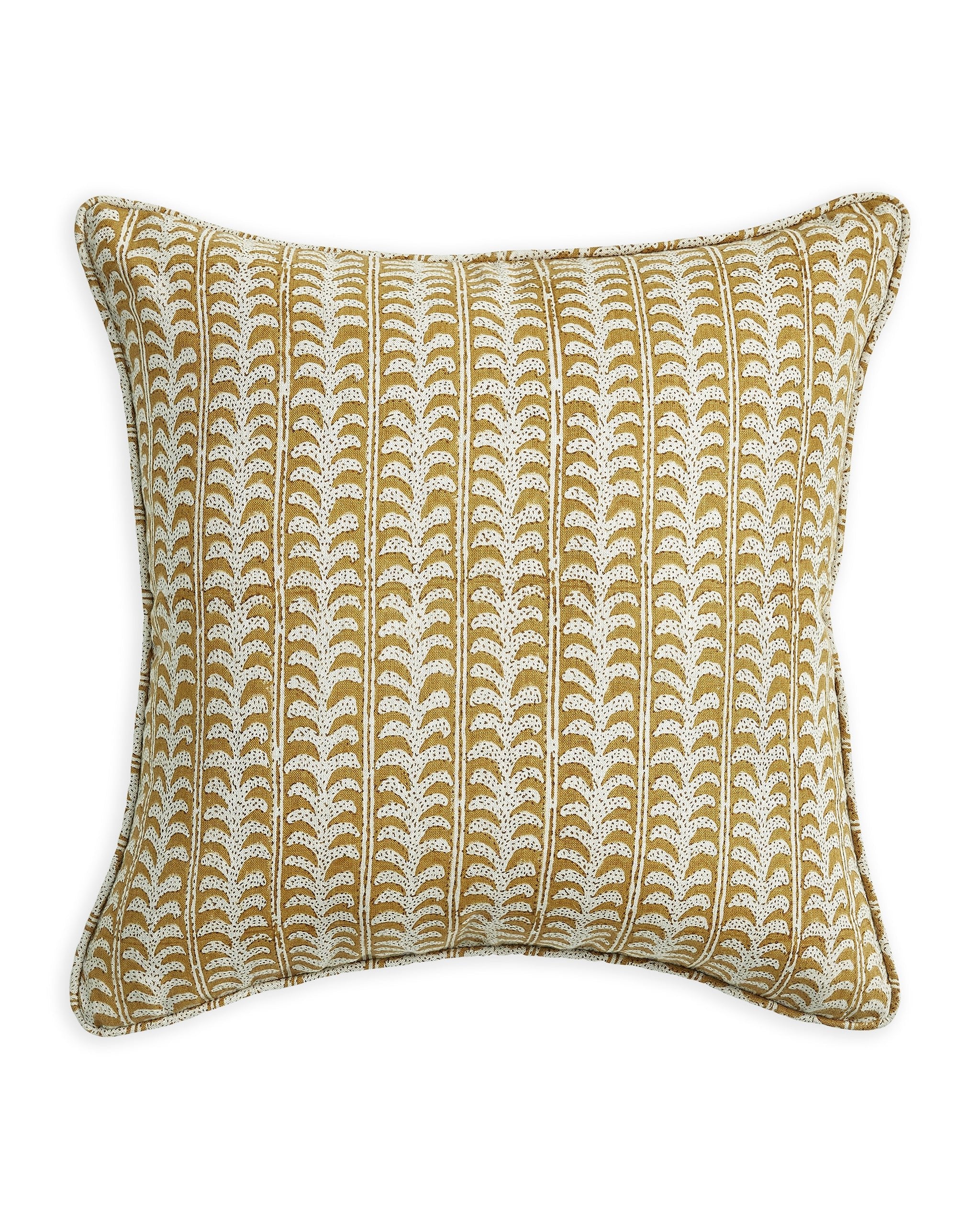 Luxor Saffron Linen Cushion 50x50cm | Walter G