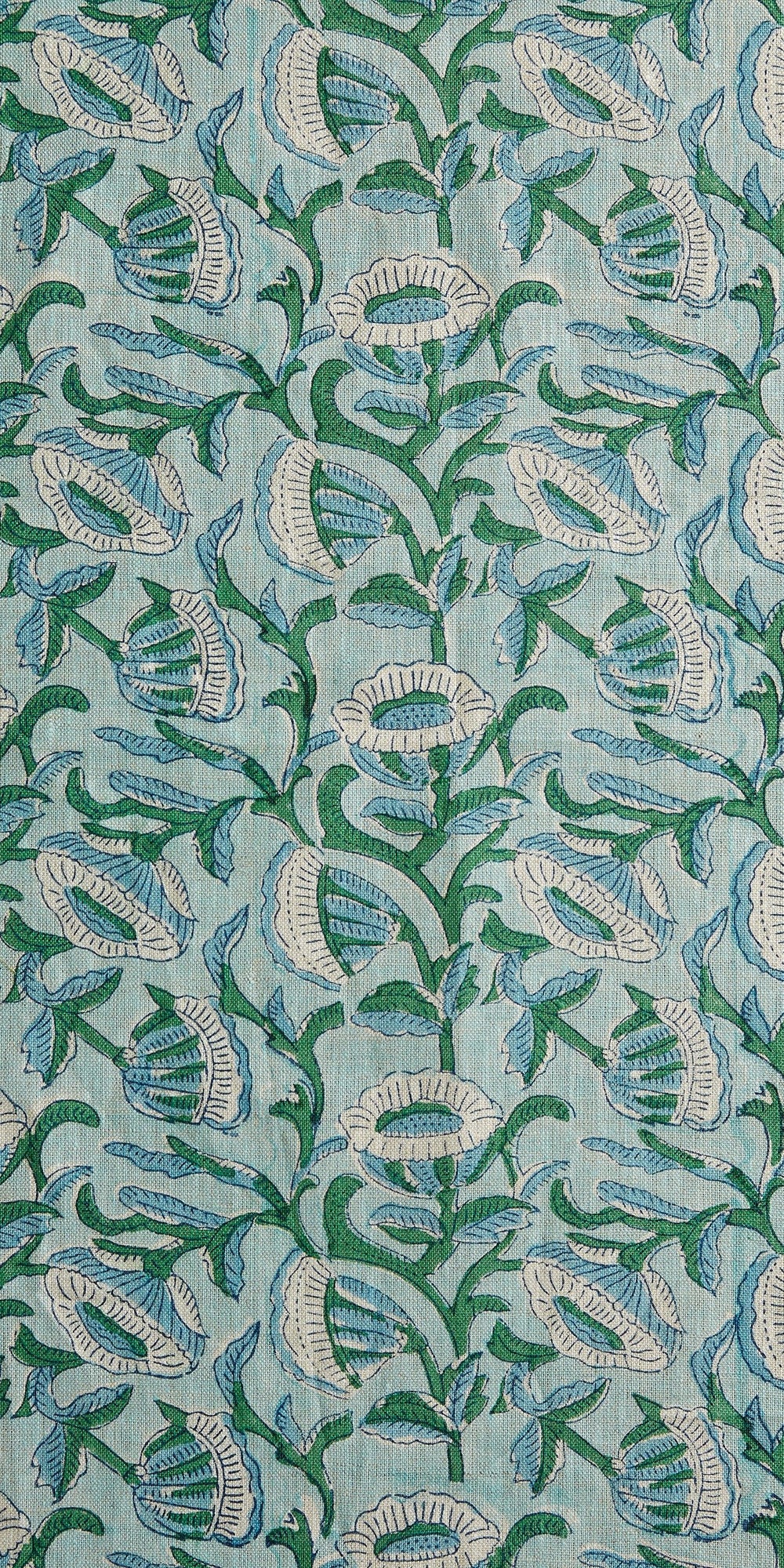 Marbella Emerald Linen in - Fabric - Walter G Australia