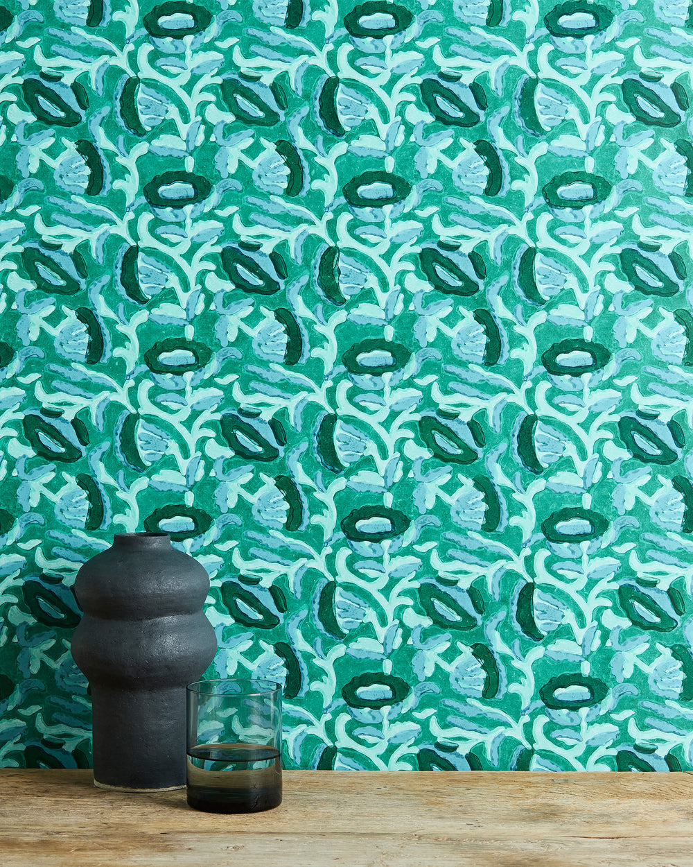 Marbella Malachite Wallpaper