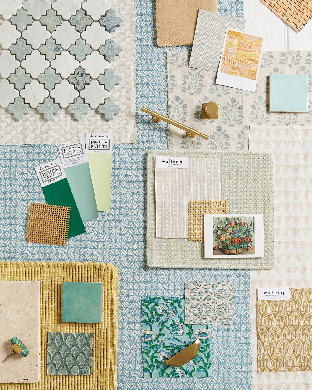 Amer Celadon Linen in - Fabric - Walter G Australia