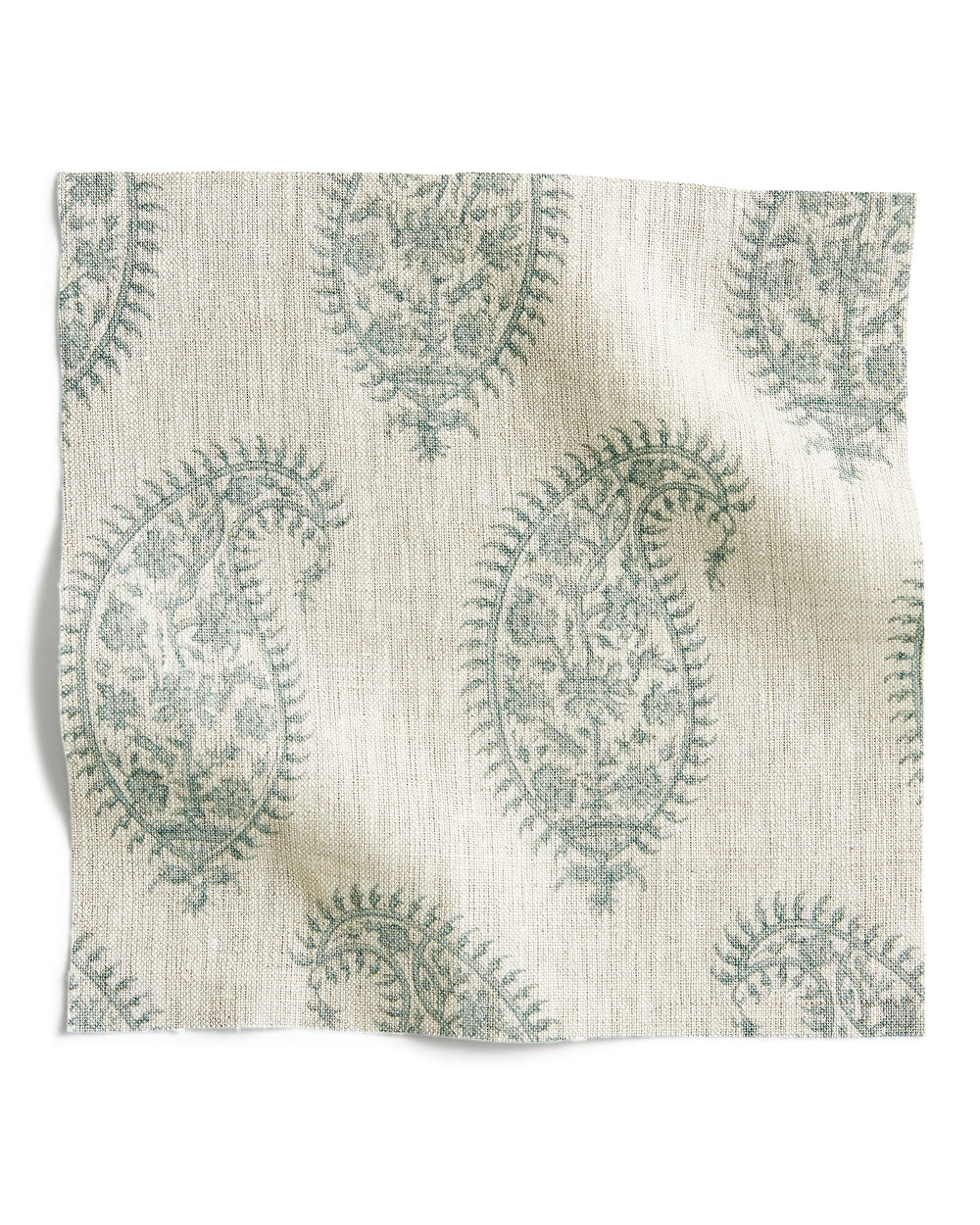 Paisley Celadon Linen