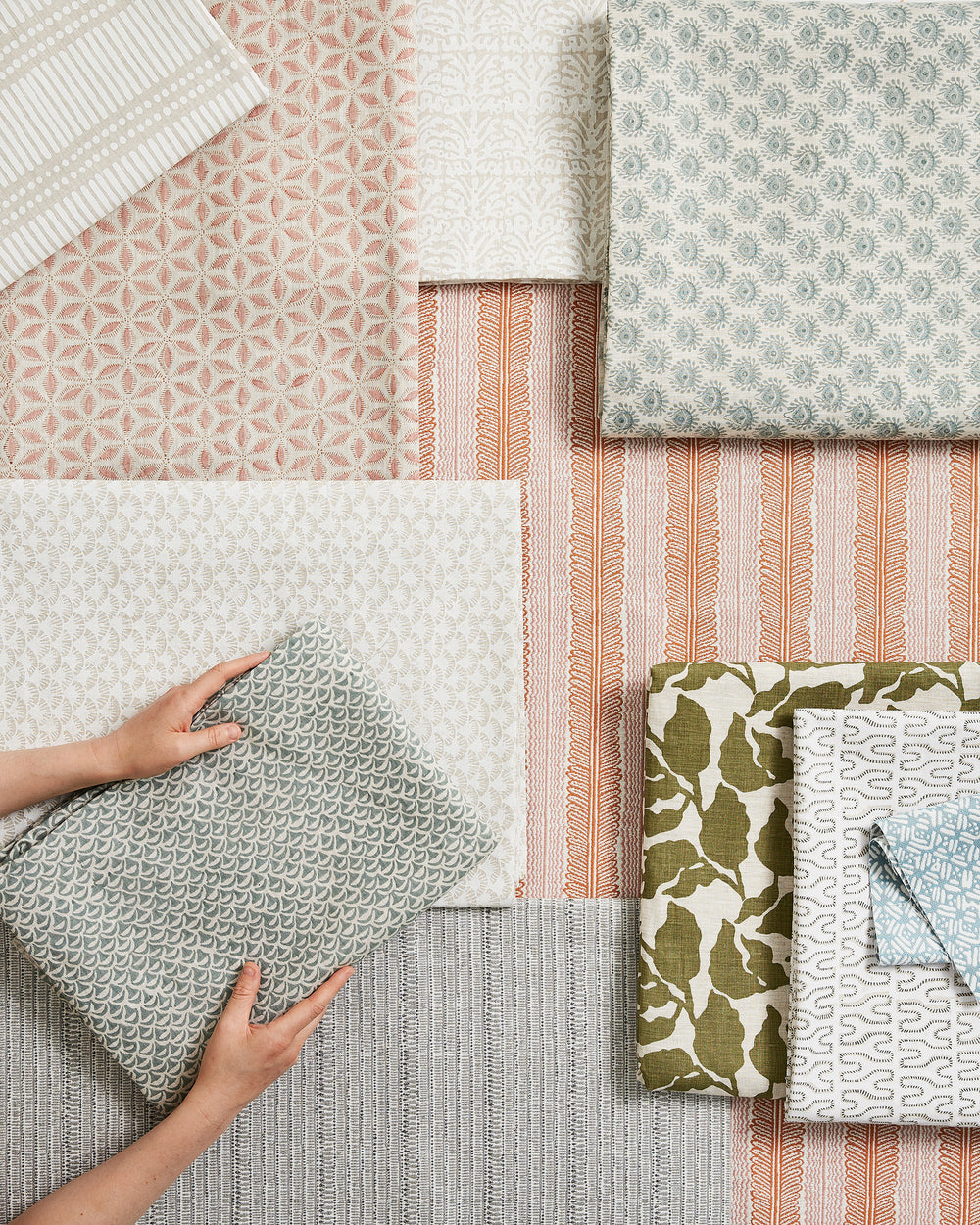 Anjuna Chalk Linen in - Fabric - Walter G Australia