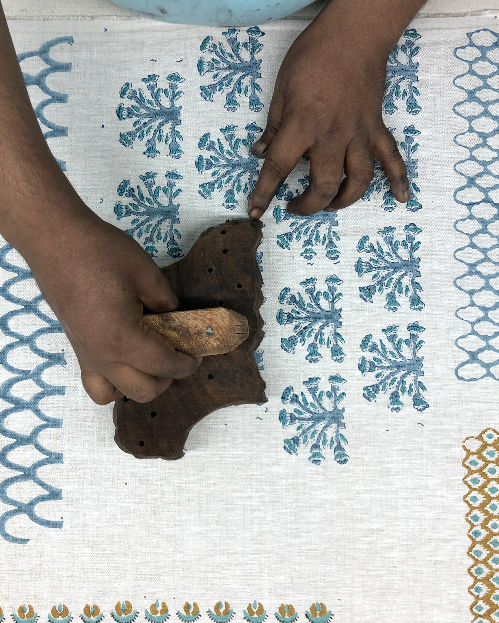 Samode Fresh Azure Cushion
