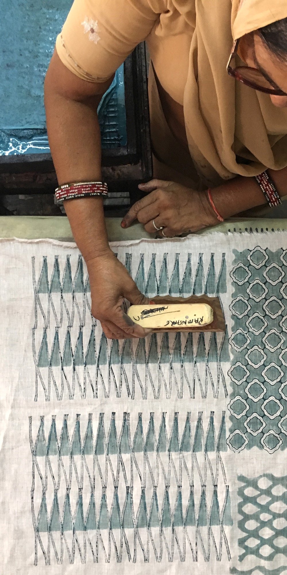 Tangier Denim Cushion in - Cushions - Walter G Australia