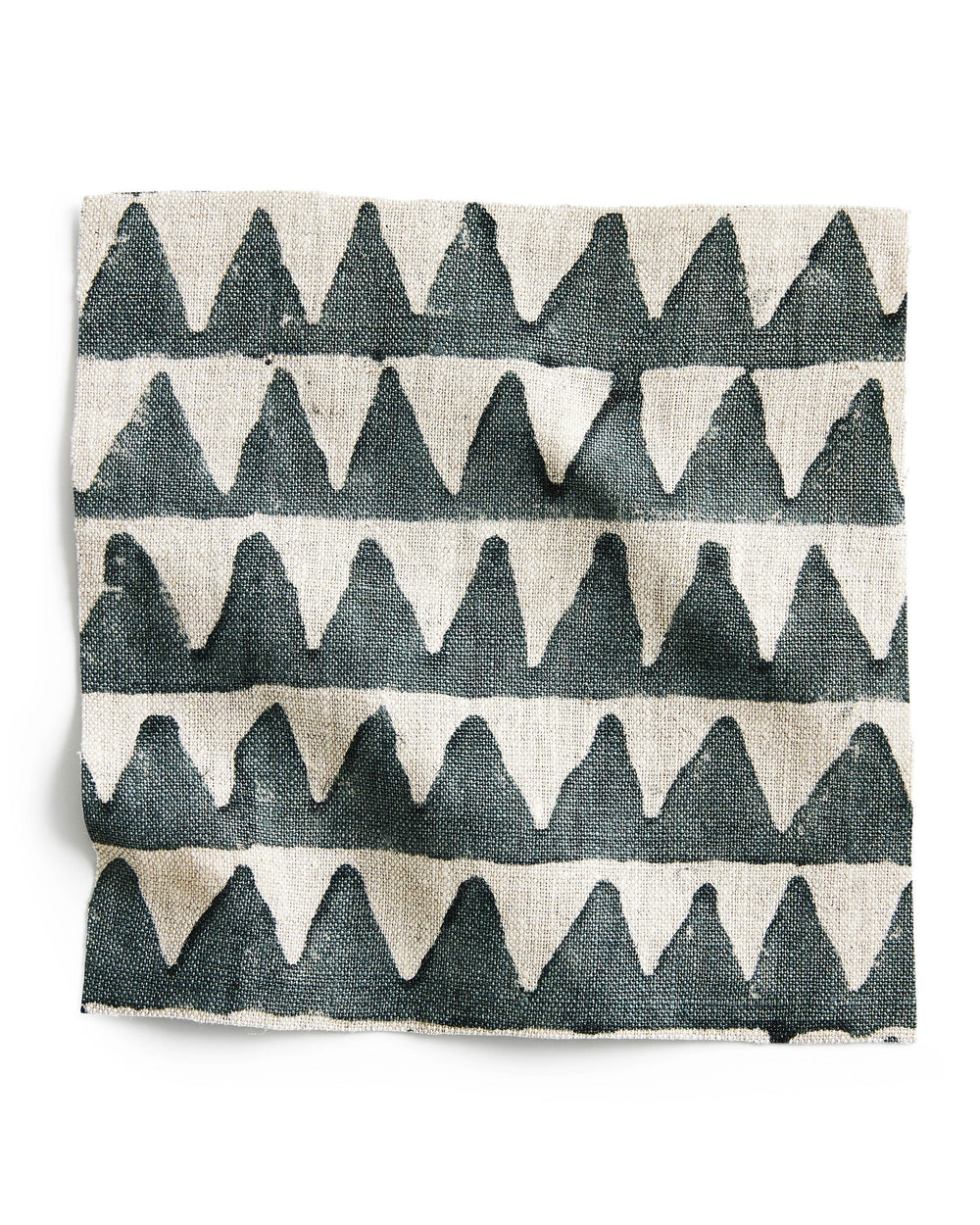Pyramids Slate linen swatch in - Swatches - Walter G Australia