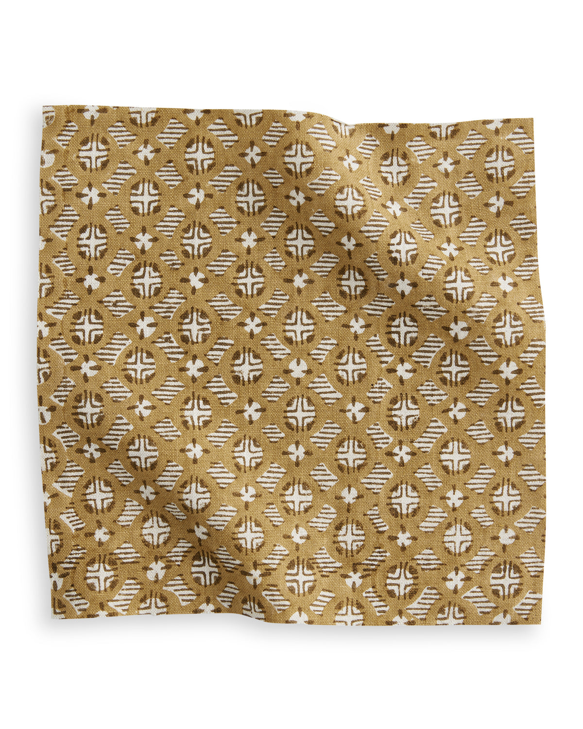 Shijo Saffron linen swatch