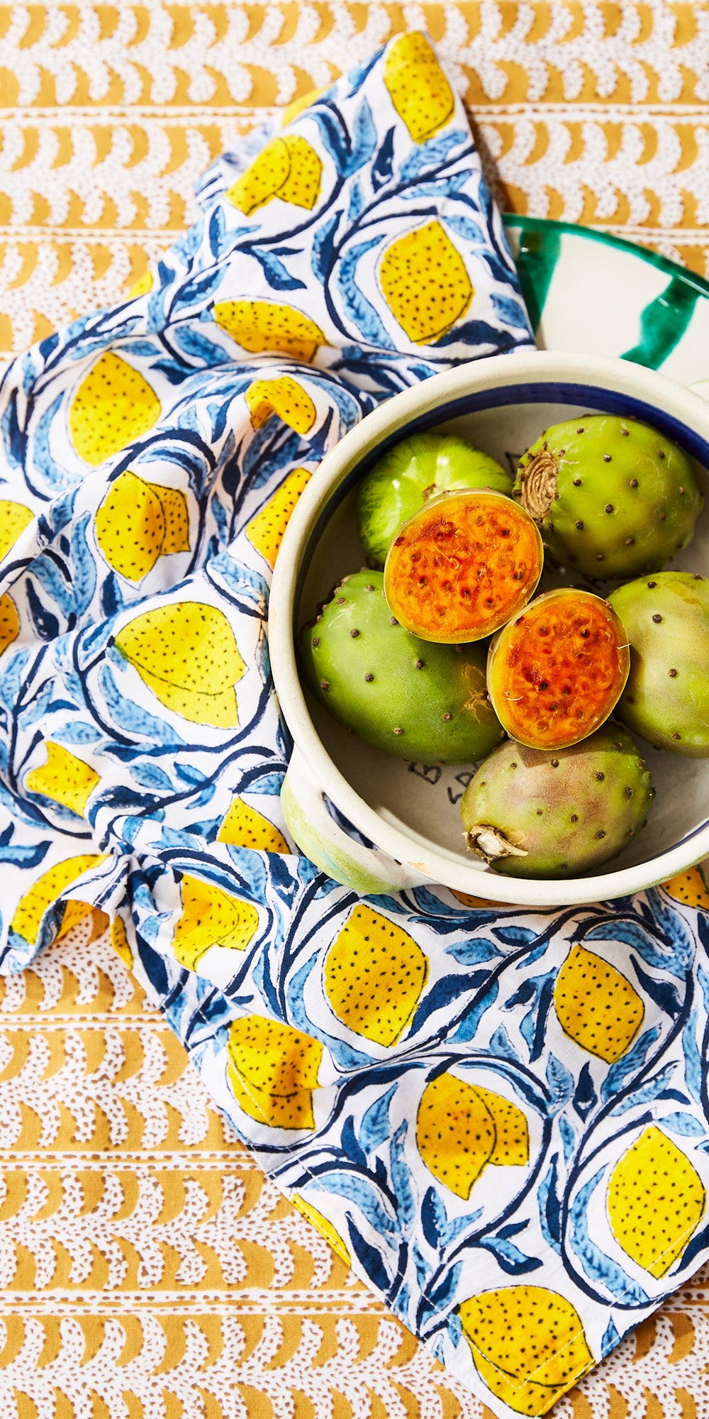 Luxor Saffron Tablecloth