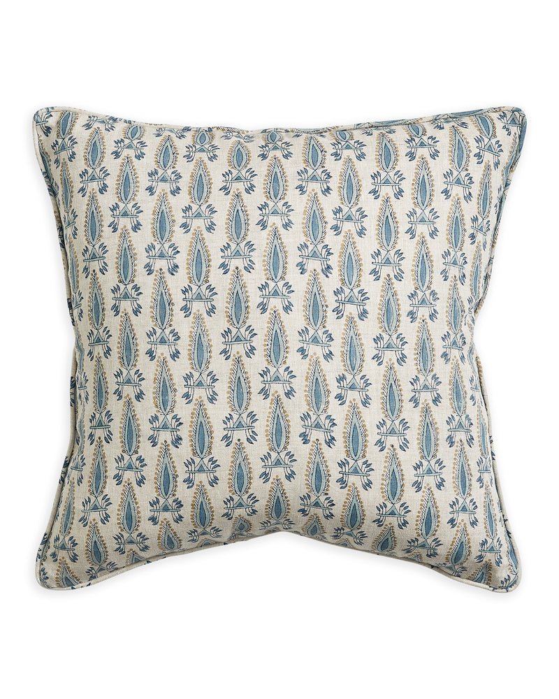 Tashir Fresh Azure linen cushion