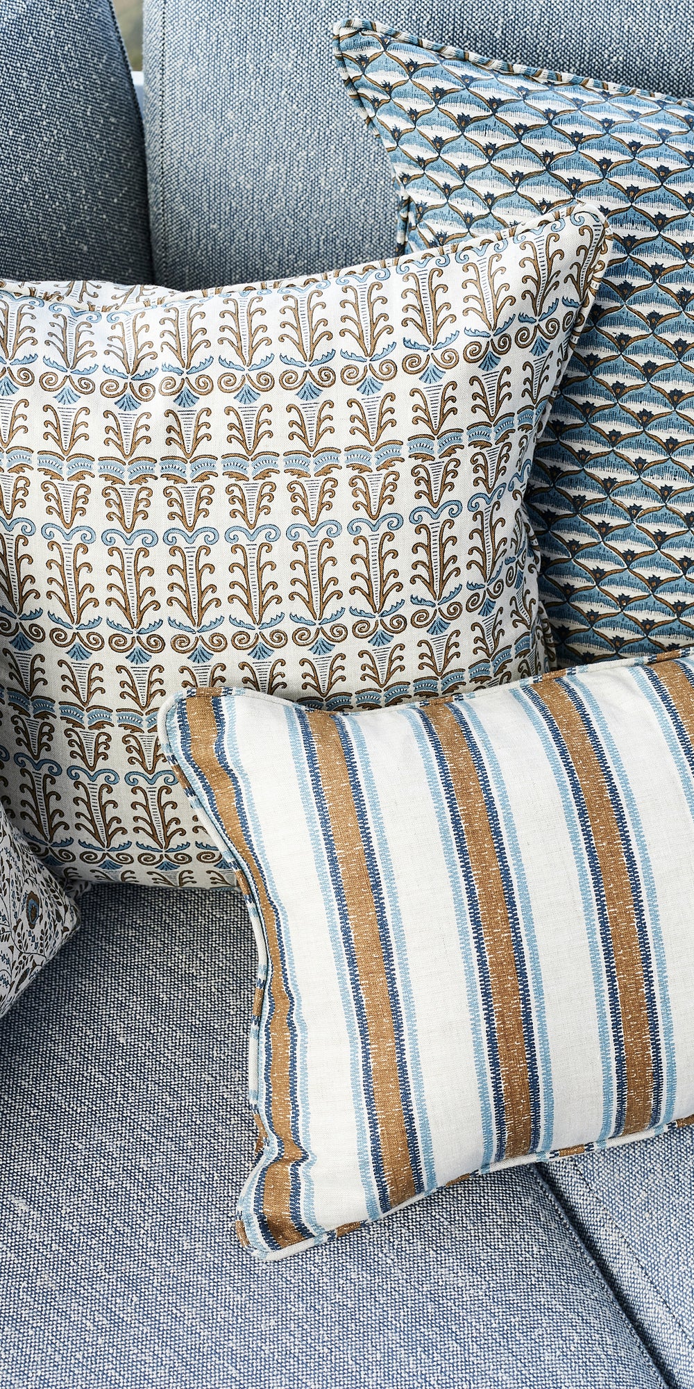 Lido Tobacco Cushion in - Cushions - Walter G Australia