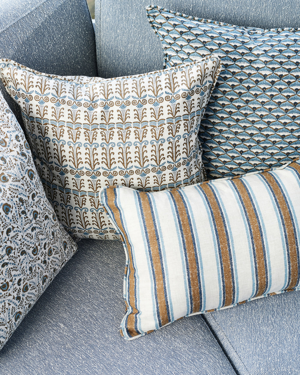 Lido Tobacco Cushion in - Cushions - Walter G Australia