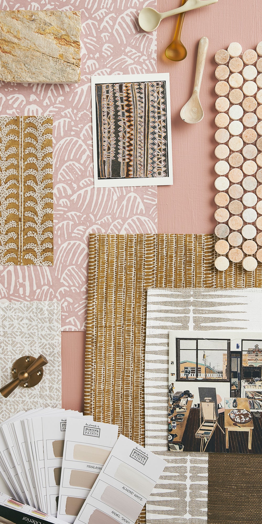 Batik Chalk Linen in - Fabric - Walter G Australia