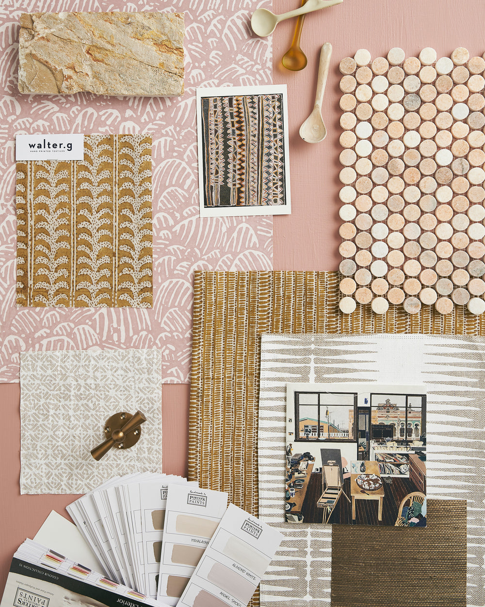 Batik Chalk Linen