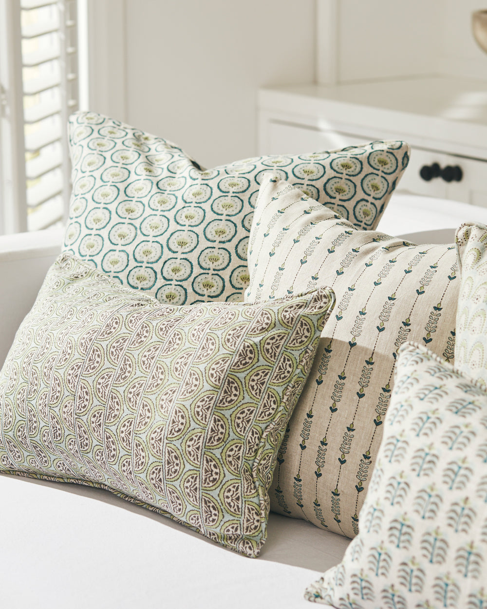 Geneva Wasabi Cushion in - Cushions - Walter G Australia