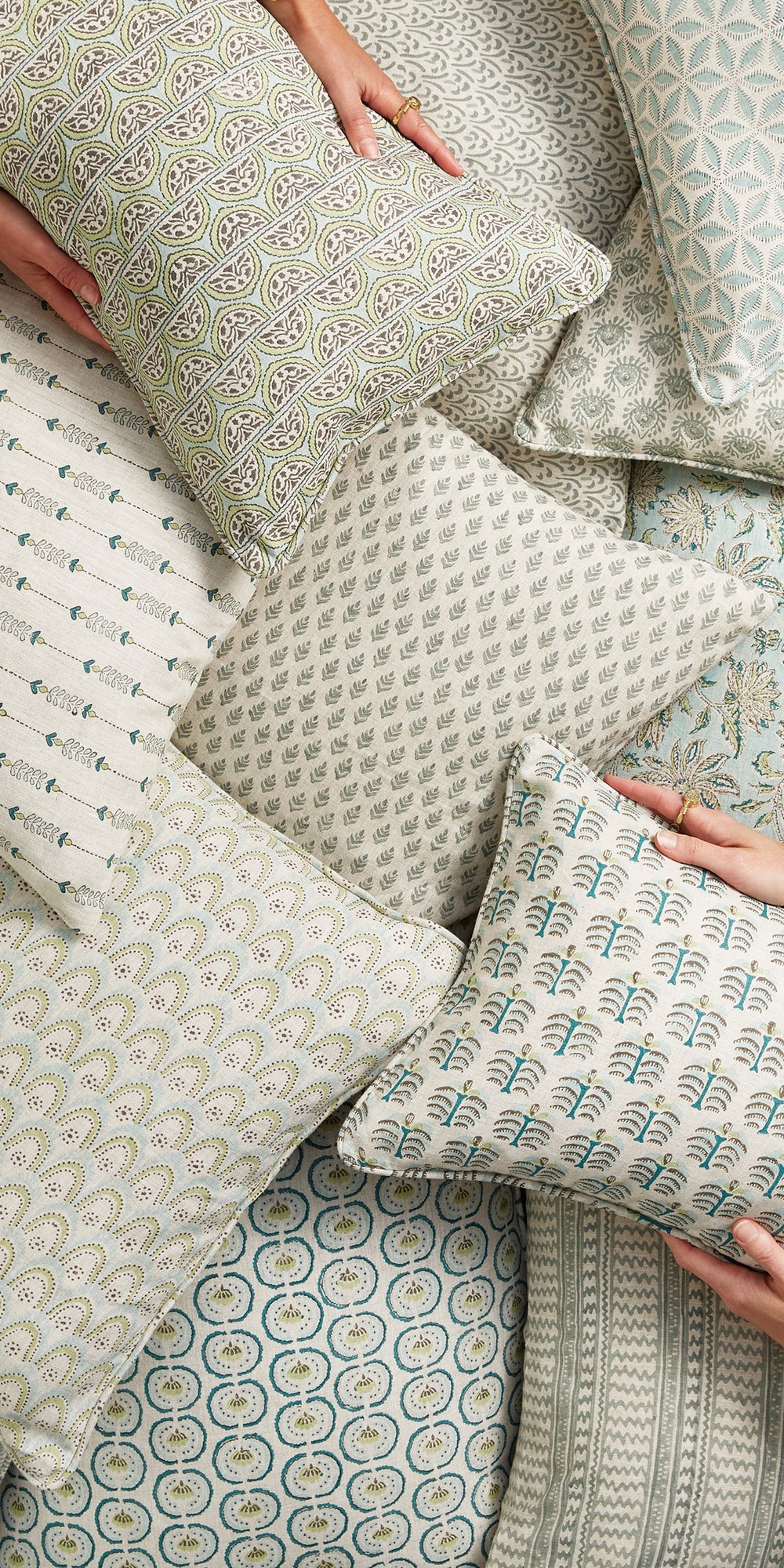 Geneva Wasabi Cushion in - Cushions - Walter G Australia