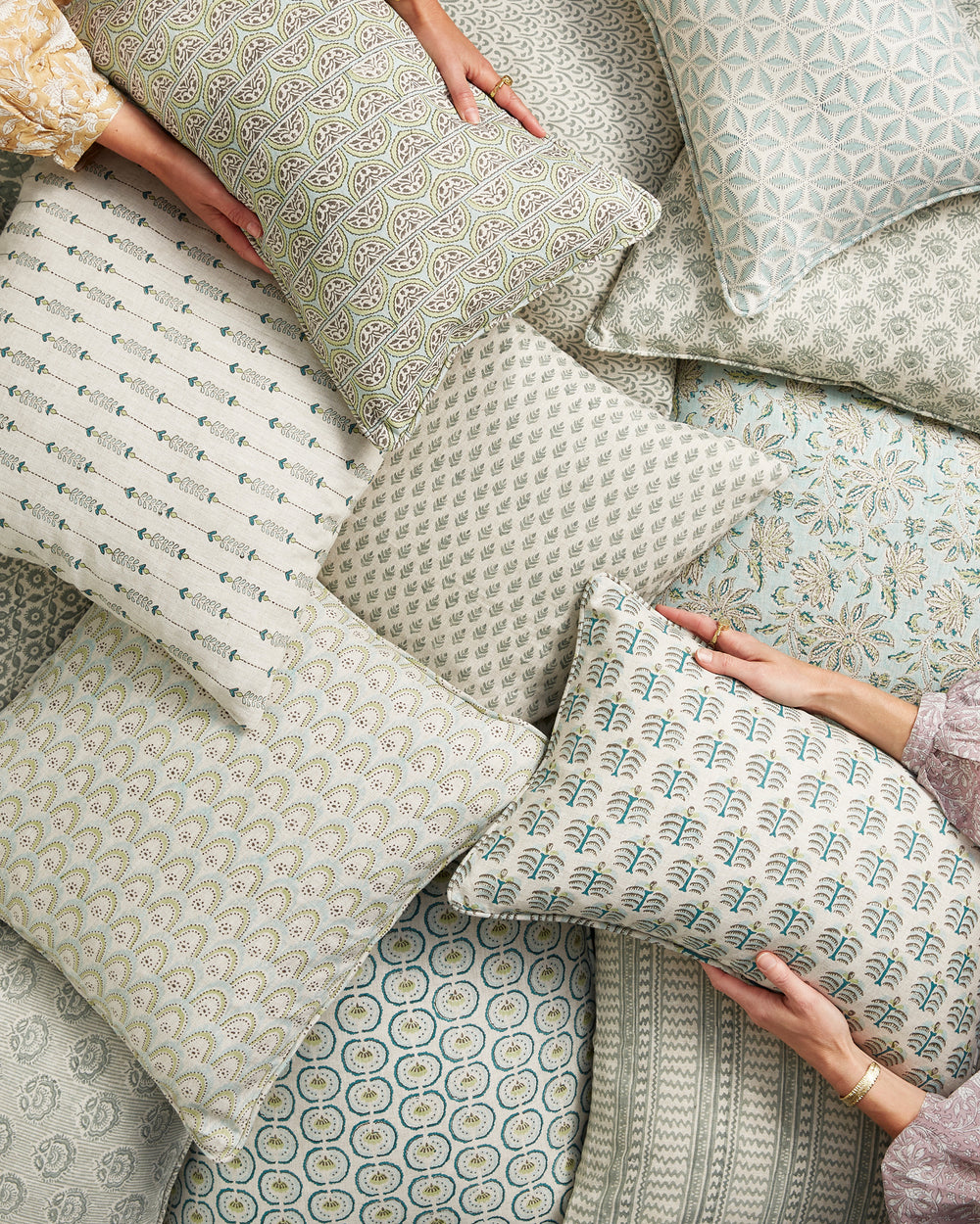Geneva Wasabi Cushion in - Cushions - Walter G Australia