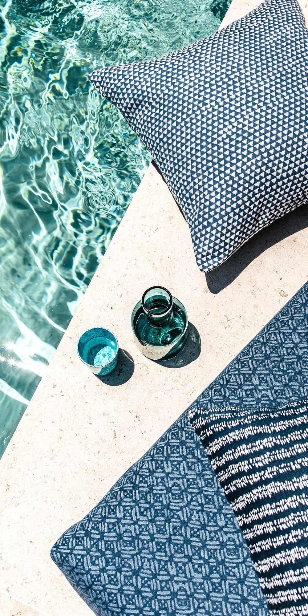 Batik Deep Ocean woven in - Wovens - Walter G Australia